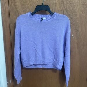 H&M Light Purple Women's Crew Neck Sweater